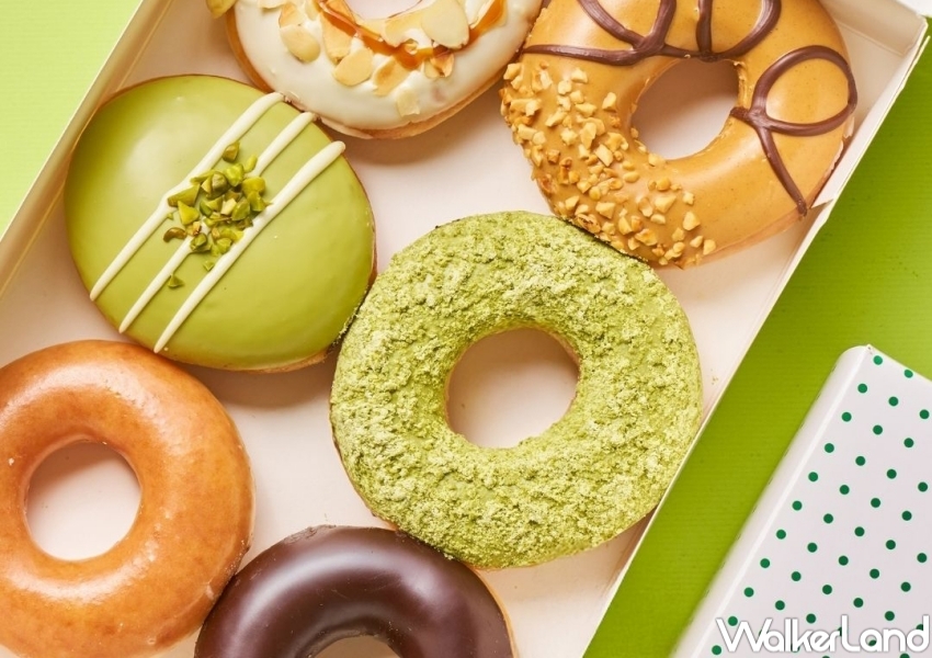 開心果甜甜圈買一送一！Krispy Kreme濃餡開心果甜甜圈，甜甜圈買一送一吃爆。