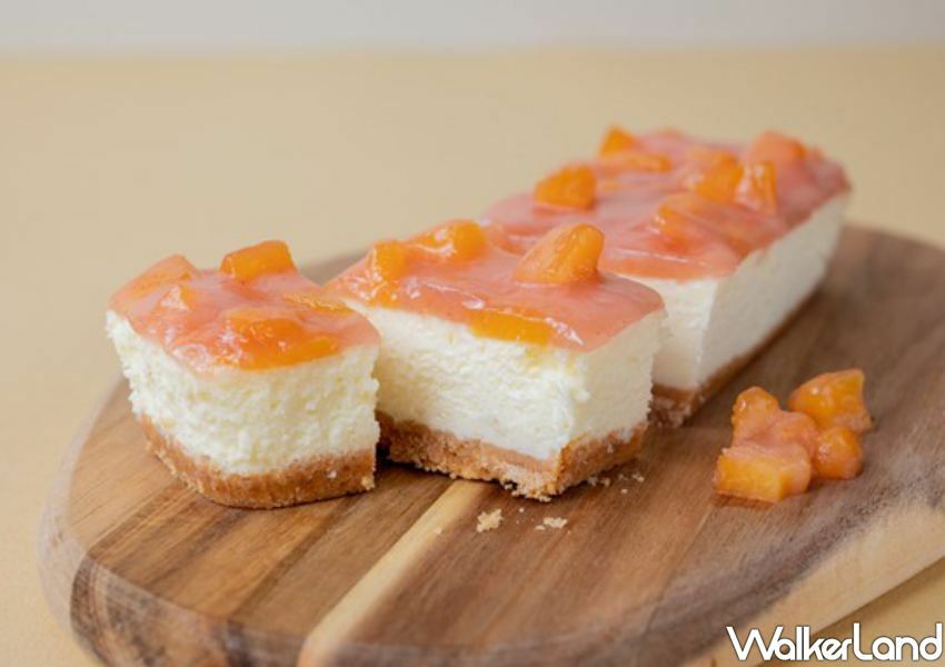 ▲SOGO獨家限定「水蜜桃北海道重乳酪蛋糕」/ SOGO 提供、WalkerLand窩客島整理