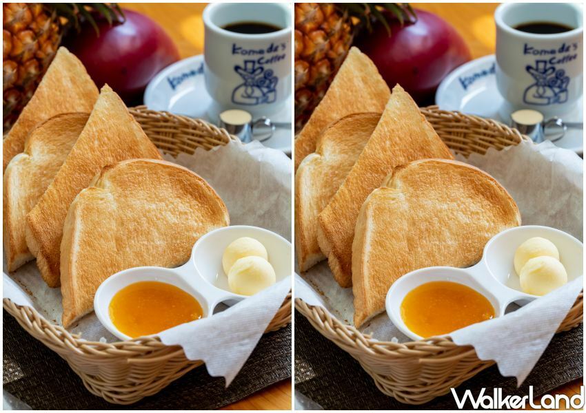 ▲客美多6/25起推出夏日限定的「鳳梨芒果口味」果醬厚片/ 客美多 提供、WalkerLand窩客島整理