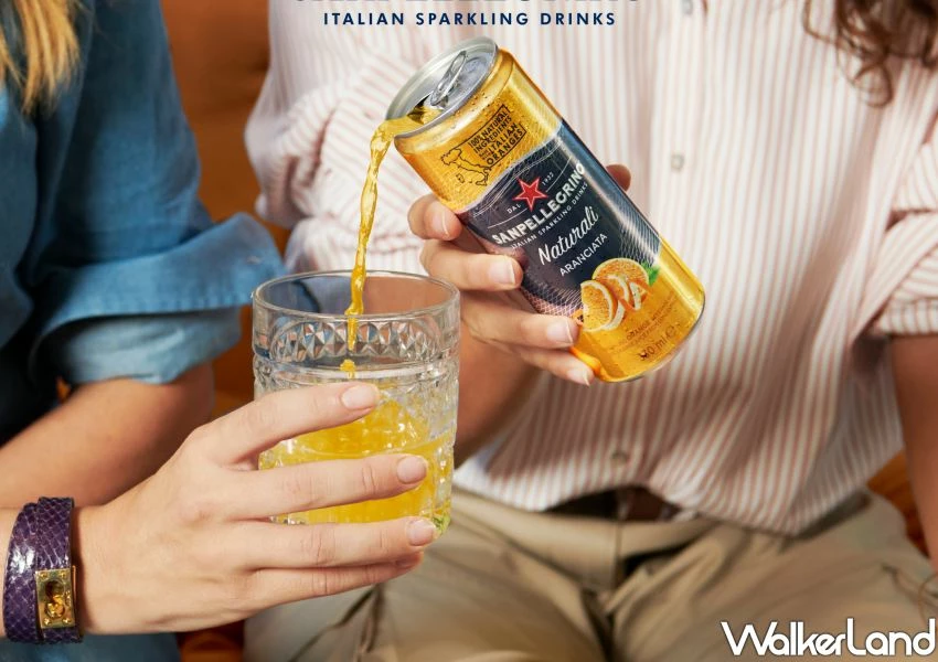 ▲漢堡市集只要完成互動也可以獲得一瓶「聖沛黎洛氣泡水果飲」,清爽解膩。 / 有趣市集 提供、WalkerLand窩客島整理 ▲漢堡市集只要完成互動也可以獲得一瓶「聖沛黎洛氣泡水果飲」,清爽解膩。 / 有趣市集 提供、WalkerLand窩客島整理