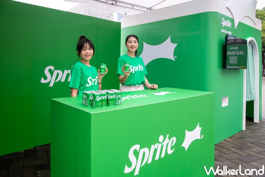 華山免費喝雪碧!雪碧華山快閃店免費送,高爾宣OSN拍貼機免費玩。