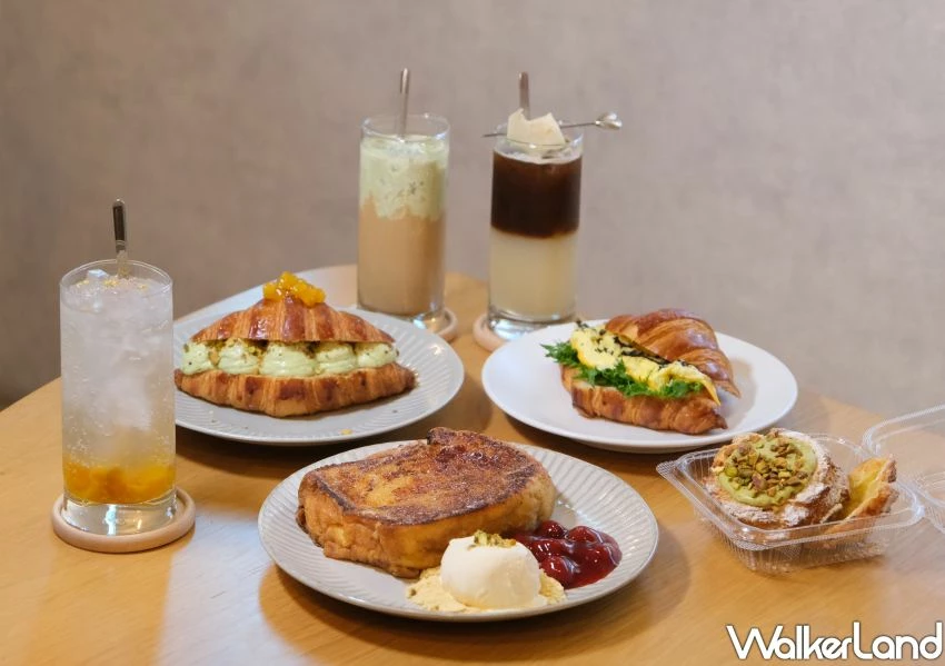 ▲高雄咖啡廳「奧瑪咖啡」以自製麵包製成甜點、輕食，搭配特調咖啡 / WalkerLand窩客島 鄭雅之 拍攝