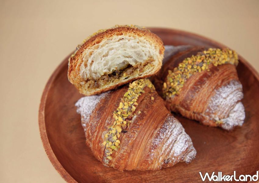 ▲森夜 Bread & Coffee「開心果可頌」也在SOGO吃得到/ SOGO 提供、WalkerLand窩客島整理