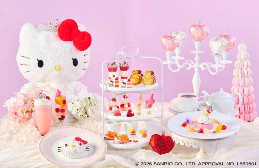 日本Hello Kitty 7大城市期間限定獨家聯名，「公主下午茶」夢幻登場，粉絲必朝聖。