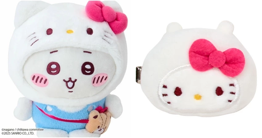 ▲三麗鷗X吉伊卡哇聯名,Kitty與吉伊互換造型 / 圖片來源:Sanrio Gift Gate Taiwan 官方粉絲團 、WalkerLand窩客島整理