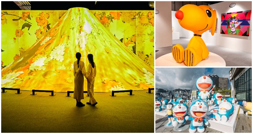 ▲2025台北展覽必逛清單！信義區史努比特展、哆啦A夢特展、會動的浮世繪、莫內睡蓮印象派展覽全要去 / WalkerLand窩客島整理提供