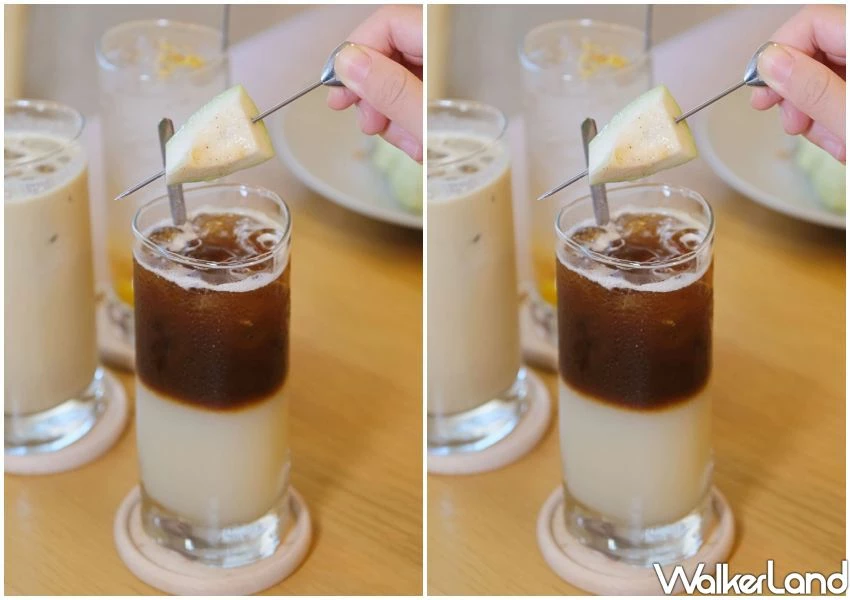 ▲奧瑪咖啡清新果香系的「果香芭樂美式」是近期爆夯的果汁特調/ WalkerLand窩客島 鄭雅之 拍攝