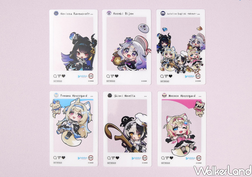 ▲7月28日起內用單筆消費滿700元並按讚台灣壽司郎粉絲專頁，即可獲得「hololive English -Advent- 盲袋透卡」1個。 / 壽司郎 提供、WalkerLand窩客島整理