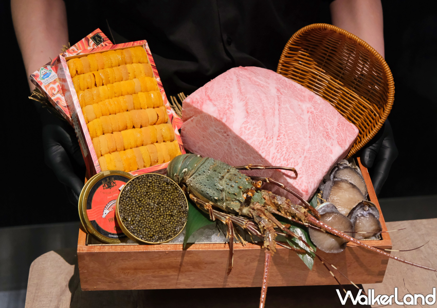 ▲山上走走無菜單海鮮火鍋嚴選和牛、活龍蝦、海膽等頂級食材 / WalkerLand窩客島 鄭雅之 拍攝