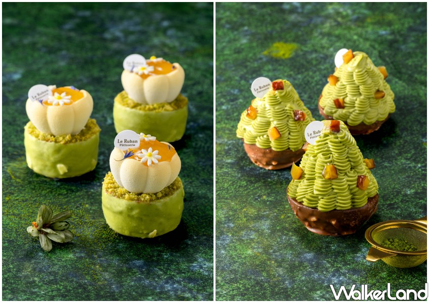 ▲抹茶控必吃「宇治抹茶栗子蒙布朗」 / 法朋烘焙甜點點坊、辻利茶舗 提供、WalkerLand窩客島整理