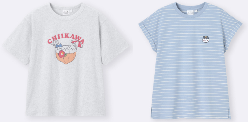 GU與吉伊卡哇聯名第4彈來了！哈奇瓦雷T恤和戴墨鏡兔兔收納袋萌度爆表。