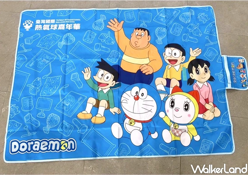 哆啦A夢熱氣球！7-11台東熱氣球周邊，哆啦A夢熱氣球 紅烏龍茶乖乖必買。