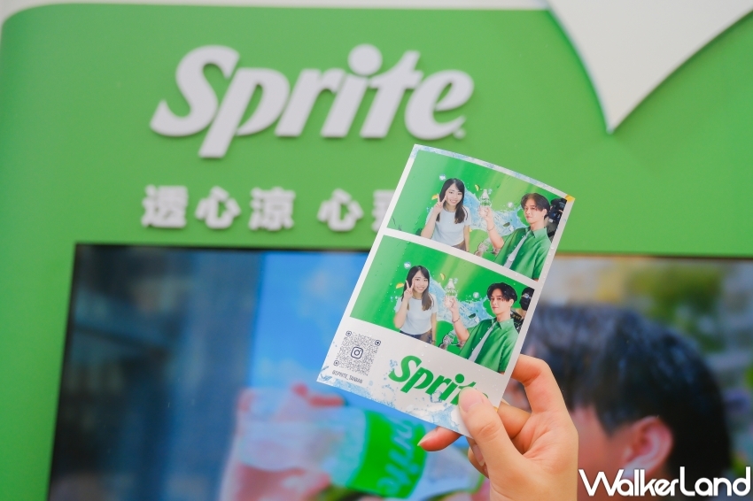 華山免費喝雪碧!雪碧華山快閃店免費送,高爾宣OSN拍貼機免費玩。