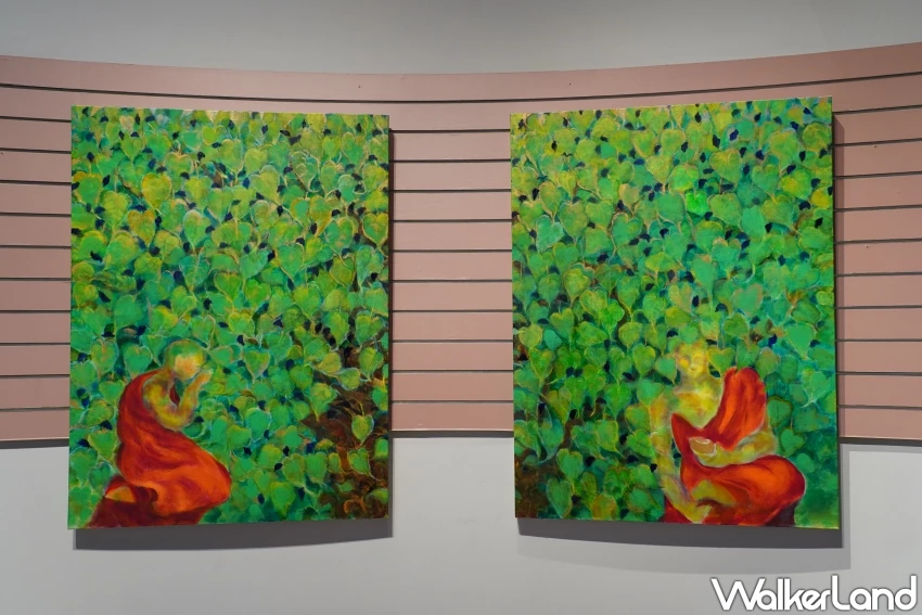 文青必訪！中央書局 蔣勳全新書畫《祇樹給孤獨園》在百年歷史書局展出。