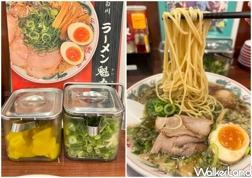 ▲魁力屋台灣店嚴選在地宜蘭蔥,自助免費加蔥 / 部落客 快樂雲 提供、WalkerLand窩客島整理