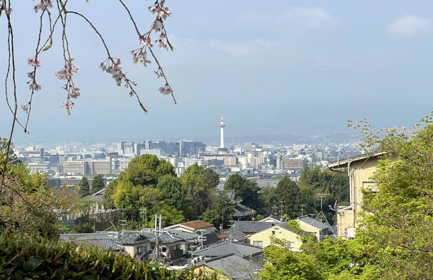 京都清水寺參拜過後遇見周邊古樸町家，滿滿的季節旬味與自然景色。