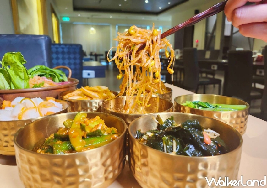 ▲千葉火鍋7月吃到飽優惠，主打韓式冷菜專區 / 千葉火鍋提供、WalkerLand窩客島整理