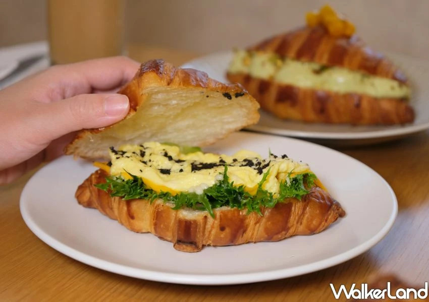 ▲奧瑪咖啡輕食部分推薦「松露起司歐姆蛋」下午茶來一份很剛好 / WalkerLand窩客島 鄭雅之 拍攝