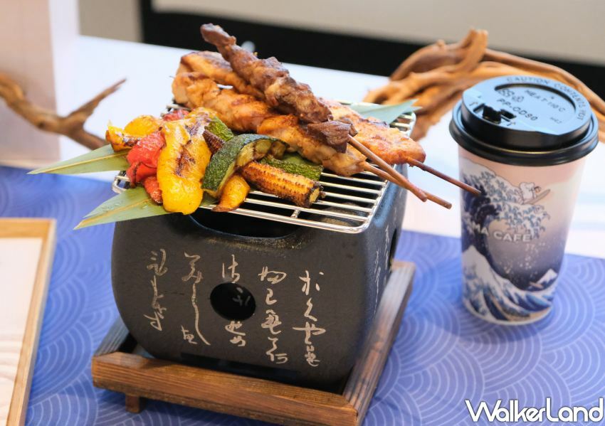 ▲CAMA CAFE 旗艦店限定餐點「昭和夏日爐串燒」 / WalkerLand窩客島 鄭雅之 拍攝