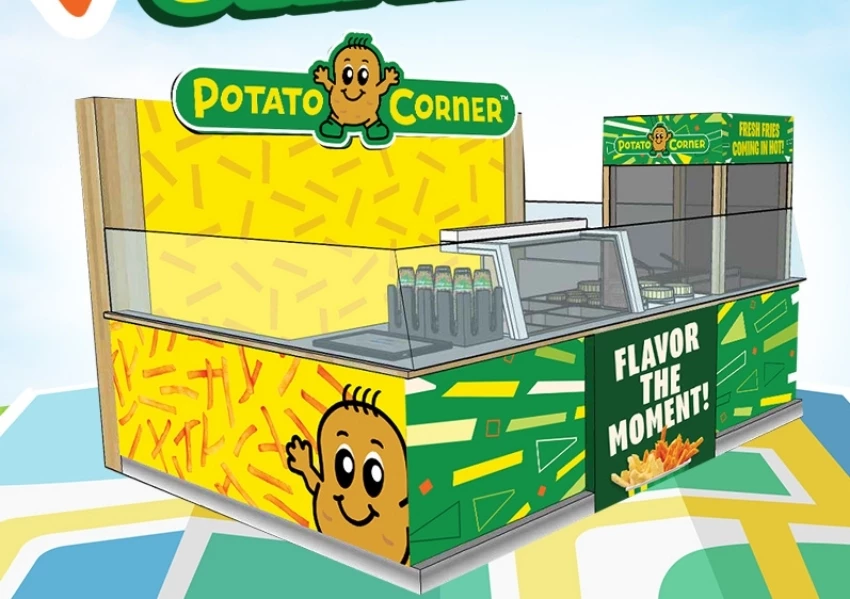 世界最好吃薯條Potato Corner台灣店！富錦樹集團代理Potato Corner台灣首店將登場。