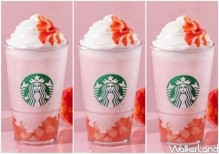 星巴克水蜜桃星冰樂! 星巴克水蜜桃星冰樂!