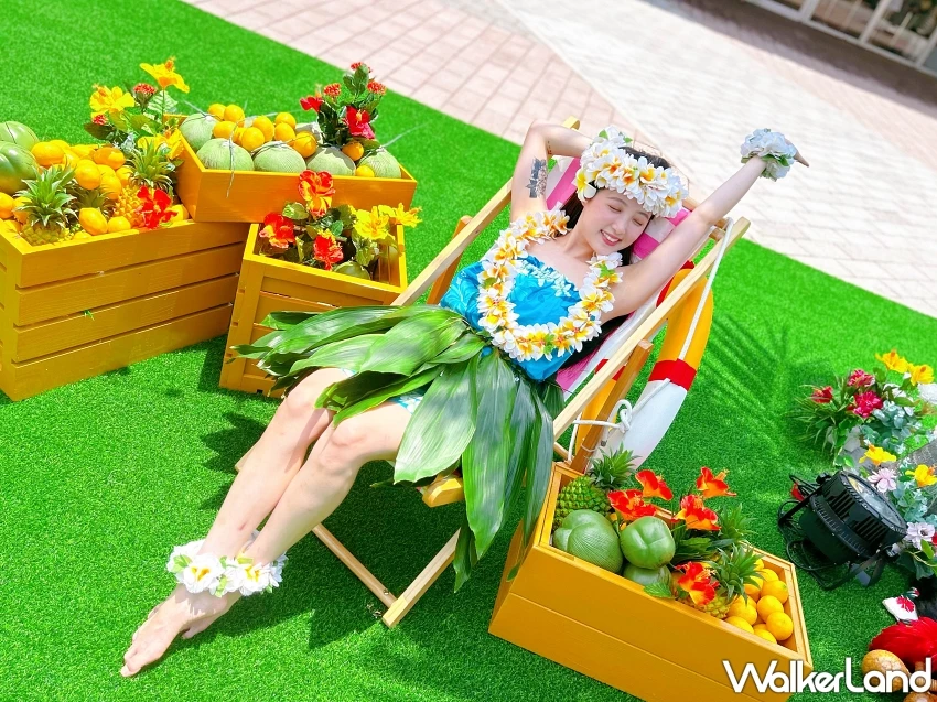 網美必拍凹累！華泰名品城「呼拉盛夏ALOHA」夏季限定打卡點，草裙舞派對必玩。