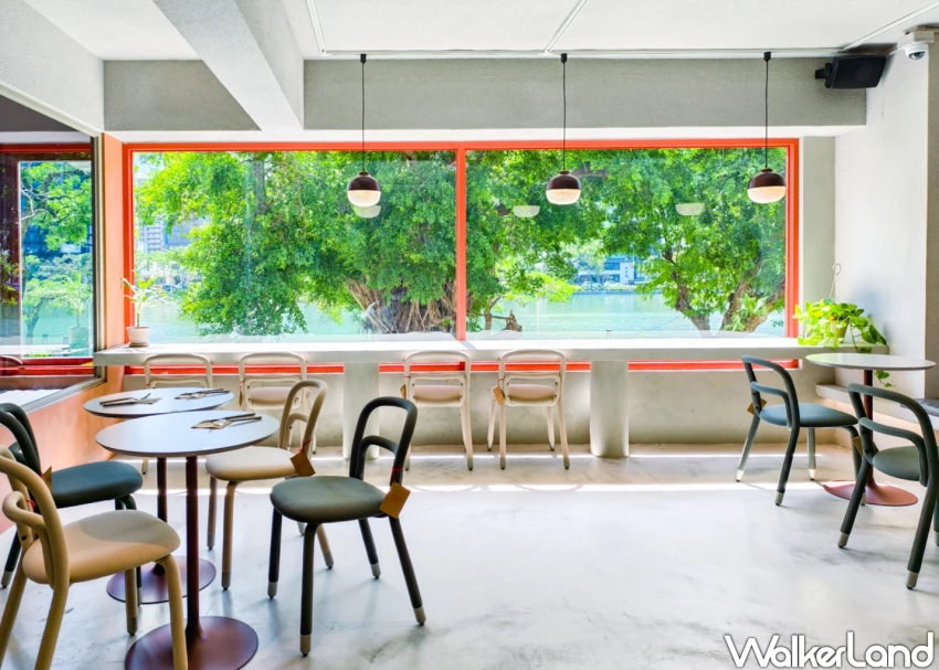 高雄愛河咖啡廳推薦!築典咖啡 邊享高雄早午餐、義大利麵邊賞愛河美景。