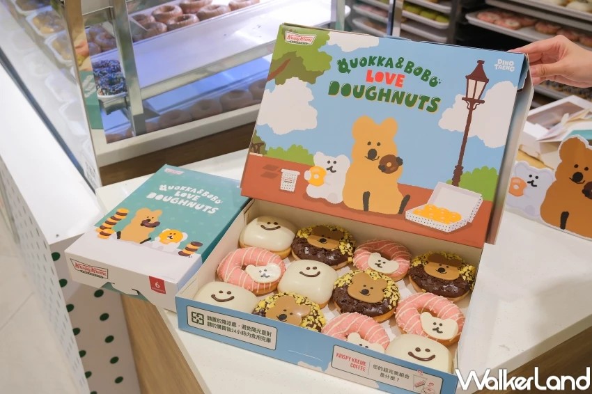 矮袋鼠甜甜圈買一送一！Krispy Kreme聯名DINOTAENG甜甜圈，周邊加價購一次看。