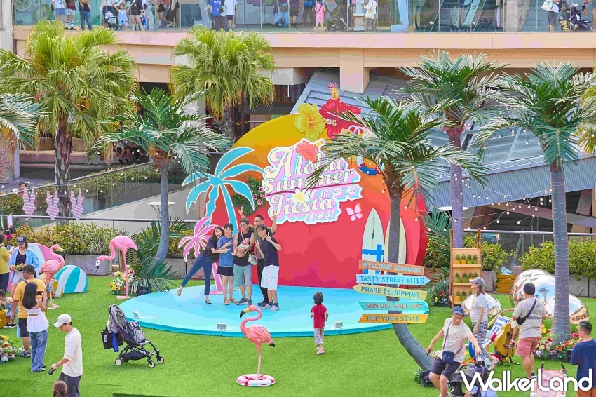 網美必拍凹累！華泰名品城「ALOHA夏威夷」夏季限定打卡點，草裙舞派對必玩。