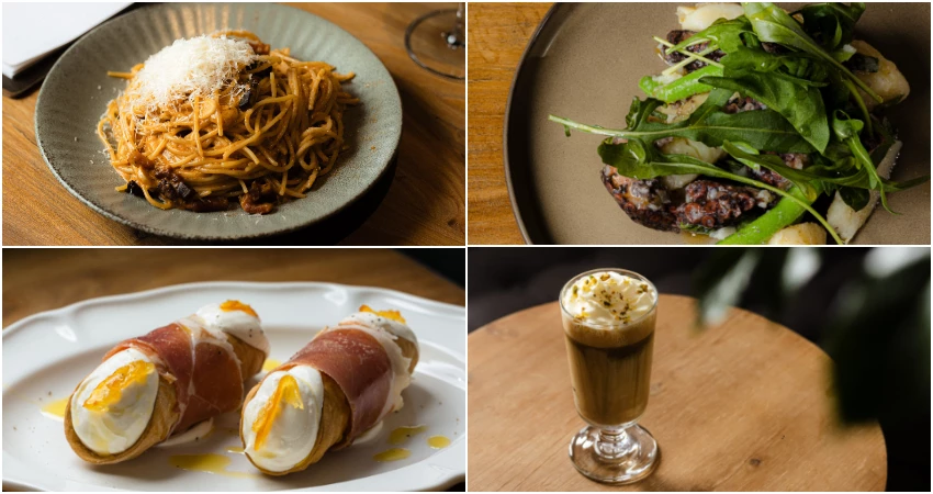 義式鹹甜全攻略!從午餐到晚餐、從鹹食到甜點,一站式完成義大利食尚的美好體驗。 義式鹹甜全攻略!從午餐到晚餐、從鹹食到甜點,一站式完成義大利食尚的美好體驗。