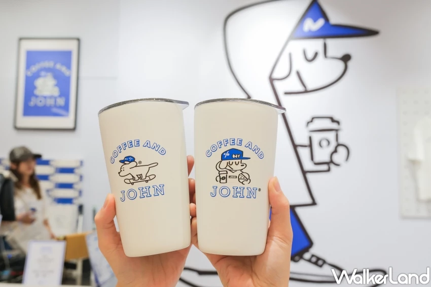 滑板犬咖啡在中和!COFFEE AND JOHN中和快閃買一送一,全新生乳包 荔枝氣泡冰美式必買。