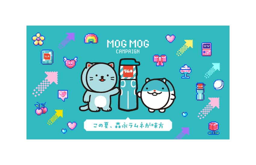 森永彈珠汽水攜手SHIBUYA109打造夏季消暑甜點，獨家菜單期間限定販售。