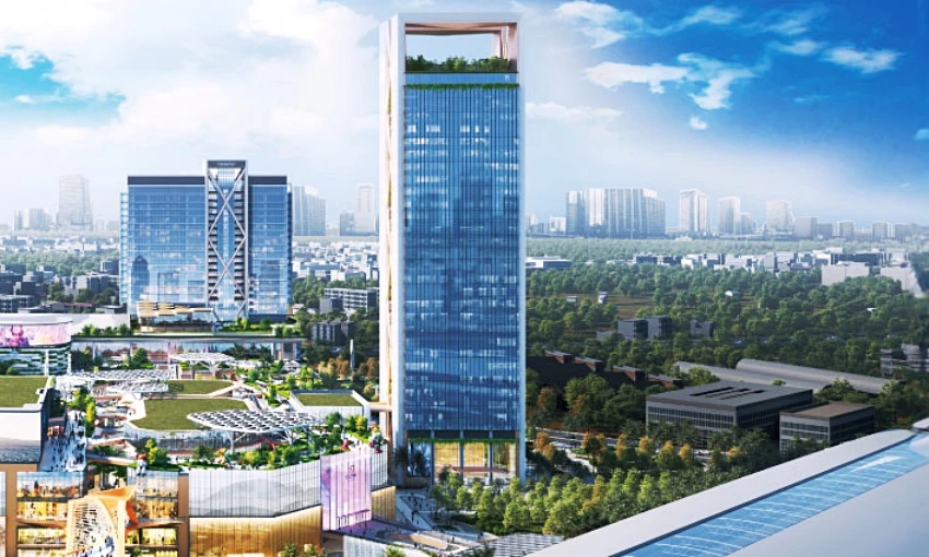 台中D-ONE第一大天地公開亮點！隈研吾設計月亮灣空橋成焦點，全台最大百貨搶先看。