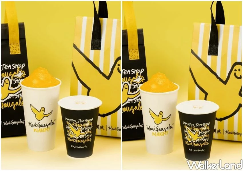 萬波黃色小天使聯名！超潮飲料杯搶先曝光，楊枝甘露加碼喝。