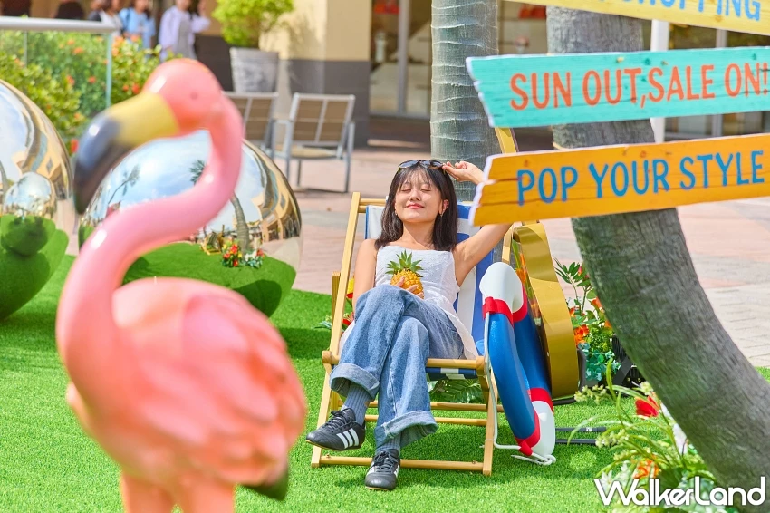 網美必拍凹累！華泰名品城「呼拉盛夏ALOHA」夏季限定打卡點，草裙舞派對必玩。