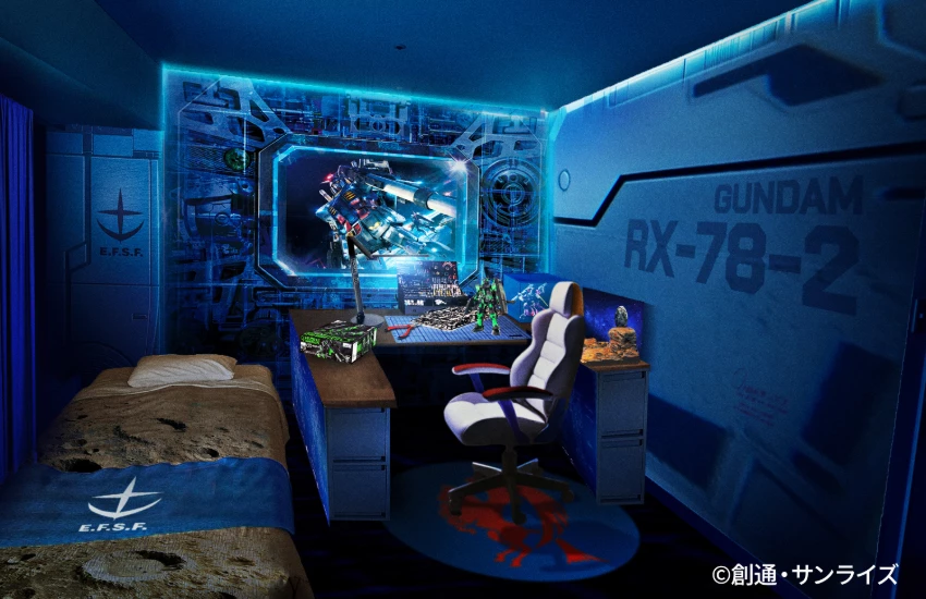 ▲全球首創鋼普拉主題客房，全日本僅有3間。