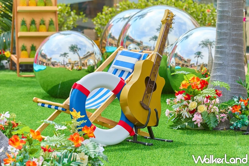 網美必拍凹累！華泰名品城「呼拉盛夏ALOHA」夏季限定打卡點，草裙舞派對必玩。