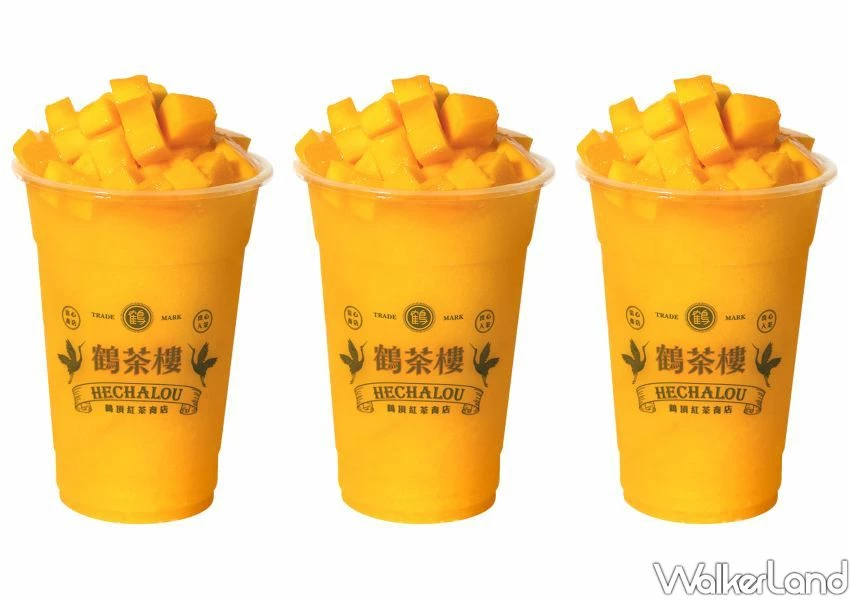 鶴茶樓楊枝甘露回歸！2款芒果飲料40元多一杯，第二杯半價搶喝。