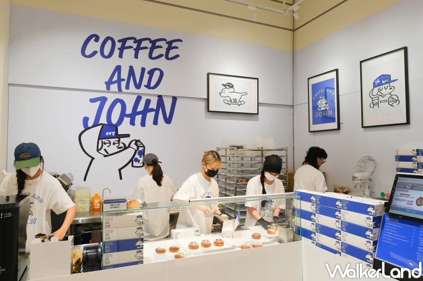 滑板犬咖啡在中和!COFFEE AND JOHN中和快閃買一送一,全新生乳包 荔枝氣泡冰美式必買。