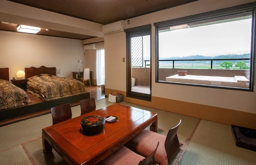 ▲房型可選擇西洋型的房間或傳統和室。 ▲房型可選擇西洋型的房間或傳統和室。