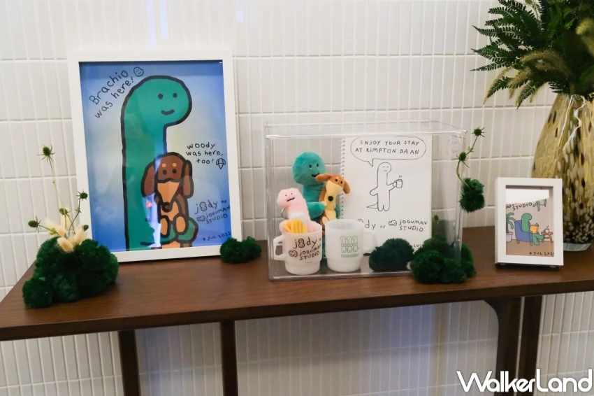 JOGUMAN周邊只送不賣！金普頓大安聯名JOGUMAN主題房，8款小物禮包 免費扭蛋必抽。