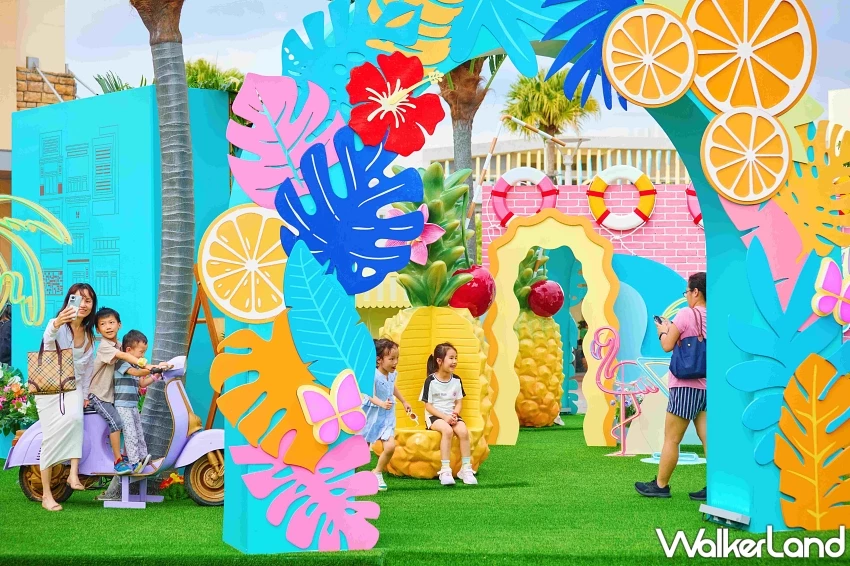 網美必拍凹累！華泰名品城「ALOHA夏威夷」夏季限定打卡點，草裙舞派對必玩。