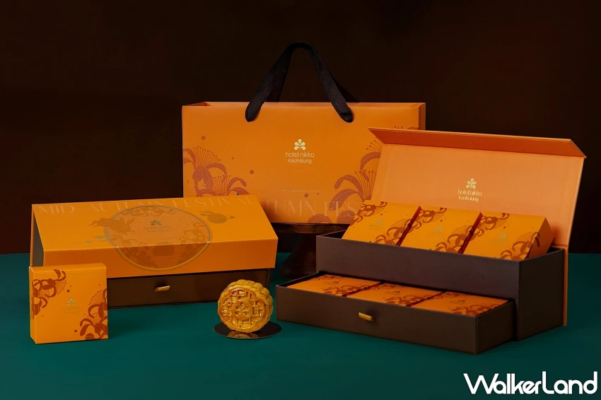 高雄飯店月餅禮盒驚見XO醬烏魚子創新口味!高雄日航酒店聯名中外餅舖,打造「日光月影」禮盒。 高雄飯店月餅禮盒驚見XO醬烏魚子創新口味!高雄日航酒店聯名中外餅舖,打造「日光月影」禮盒。