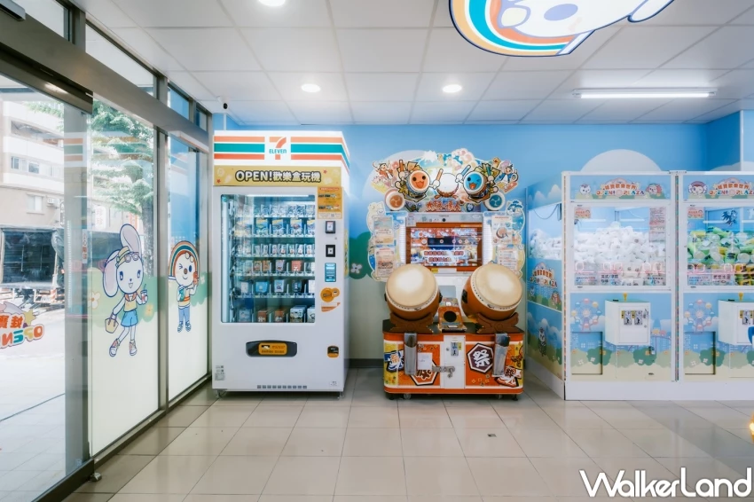 7-11夾娃娃機店！7-11「娃寶歡樂世界OPEN!PLAZA」小七咖啡 思樂冰都能夾。