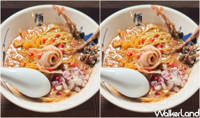 七夕巧克力拉麵！麵屋武藏「巧戀七夕濃厚拉麵」70%苦甜巧克力拉麵開吃。