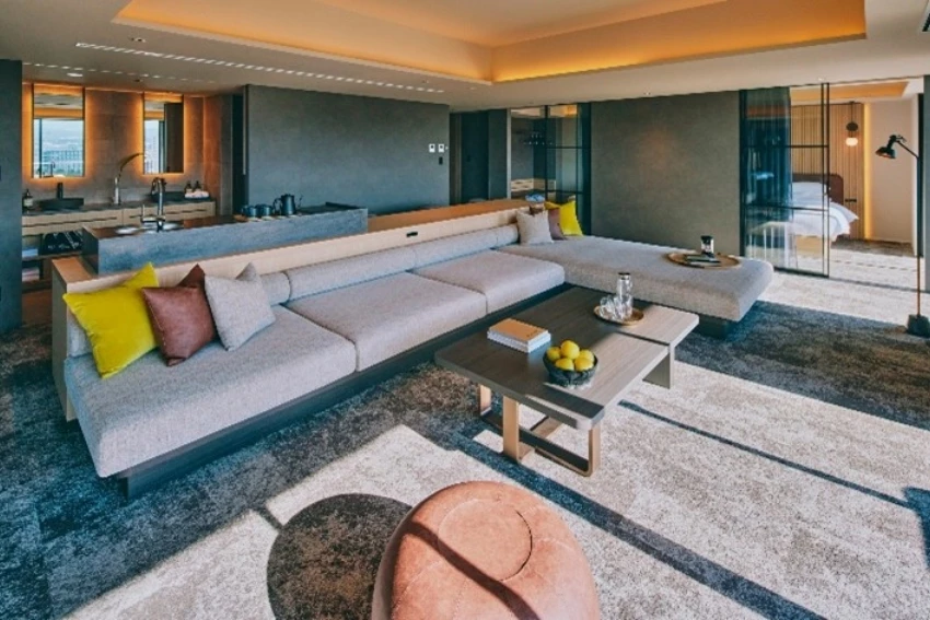 富士山景觀飯店「edit x seven」9月1日開幕,四樓以上保證看得到富士山。 富士山景觀飯店「edit x seven」9月1日開幕,四樓以上保證看得到富士山。