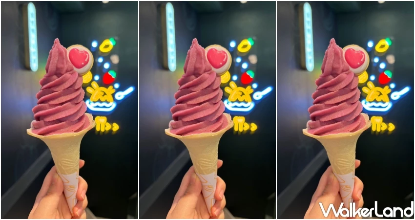 七夕必喝告白飲料！大苑子七夕飲品「葡萄玫瑰」，葡萄玫瑰霜淇淋送愛心餅乾。