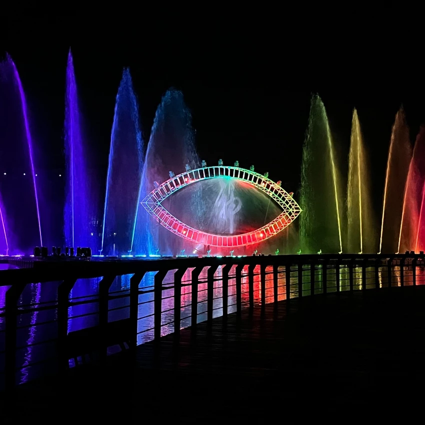 故宮博物院推優惠！軍人限時14天免門票，南院水舞演出一定要看。 / 取自「國立故宮博物院南部院區」粉專