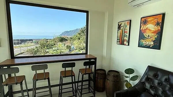 下車就看見大海！宜蘭無人海景火車站3選，再到咖啡廳看海放空。 / 部落客「大海愛上藍天」提供