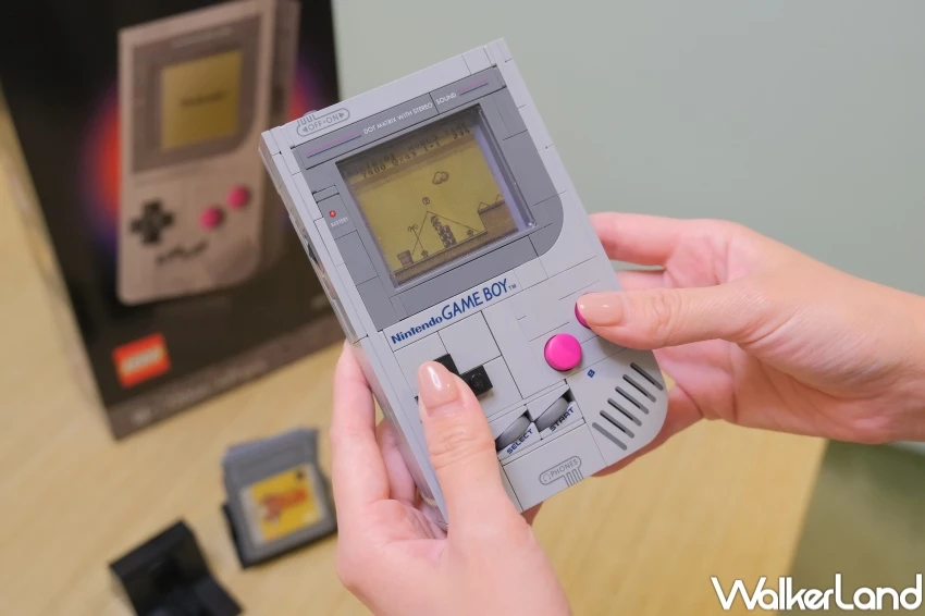 樂高Game Boy神還原！任天堂Game Boy神還原，薩爾達傳說 超級瑪利歐卡帶必收藏。